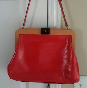 Authentic vintage Coral/Red  Kate Spade Handbag